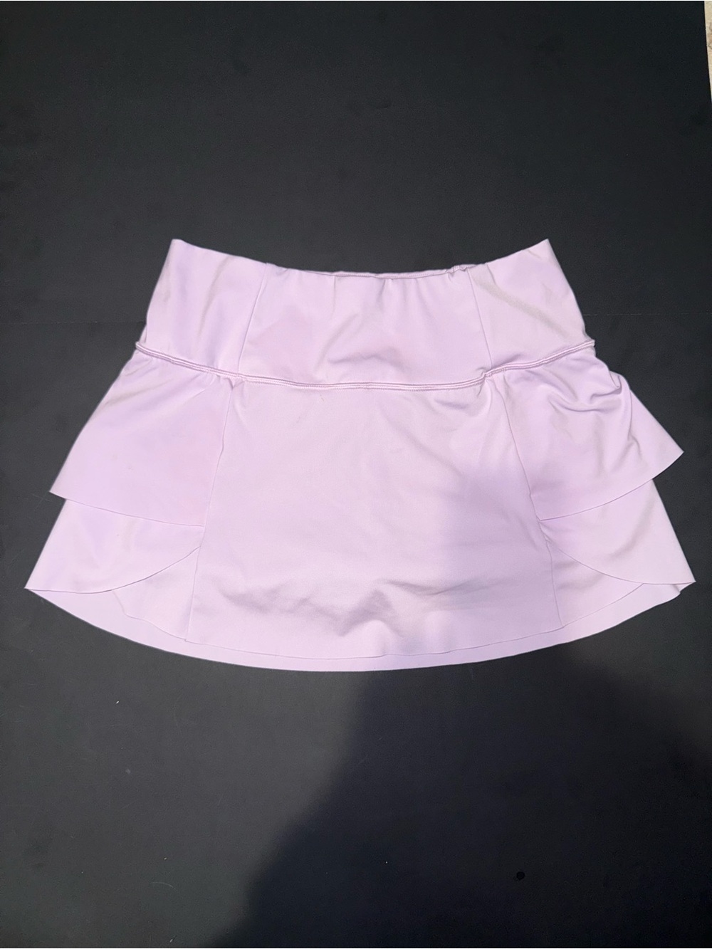 Athleta Lilac Layered Ruffle Active Skort
